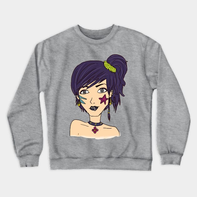 Starla Anne Crewneck Sweatshirt by kaela